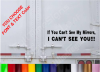 Truck Trailer If You can't see my Mirrors, I Can't See You Sticker Decal